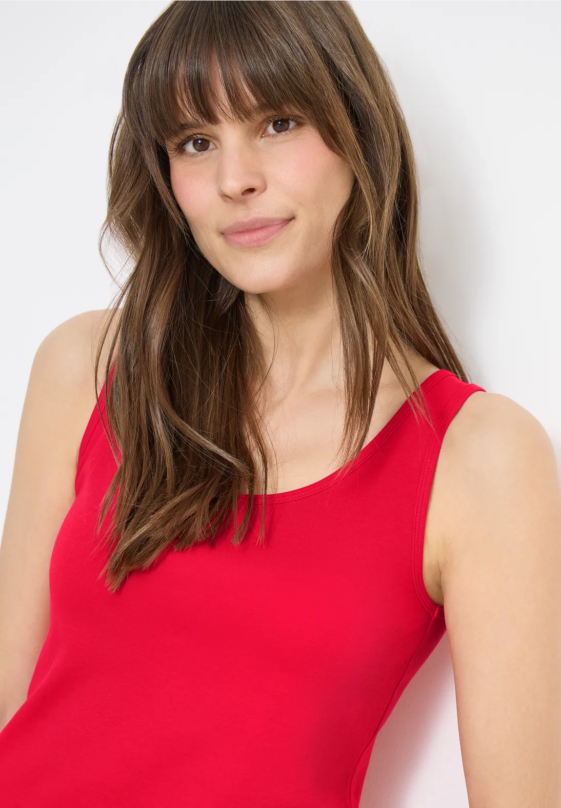 Cecil Basic Top Linda - Glazed Apple Red