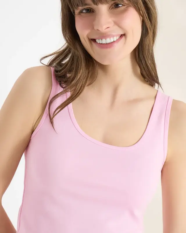 Cecil Basic Top Linda - Light Blush Rose