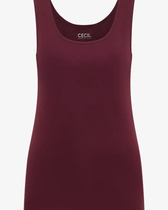 Cecil Basic Top Linda - Sweet Grape Red