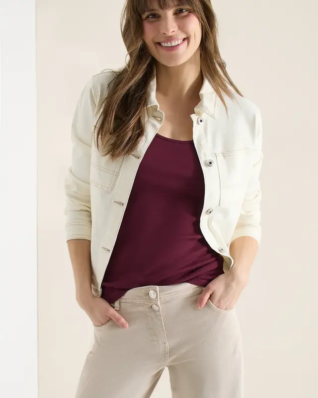 Cecil Basic Top Linda - Sweet Grape Red