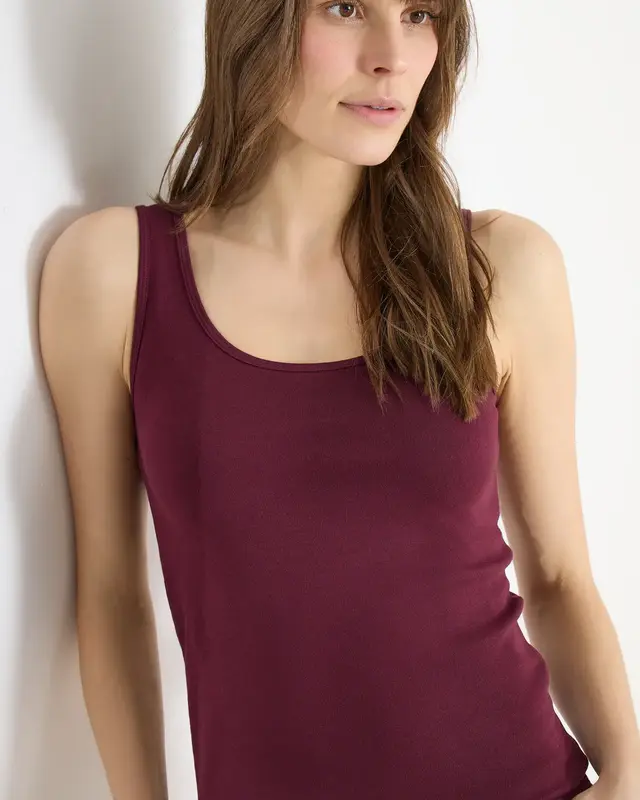 Cecil Basic Top Linda - Sweet Grape Red