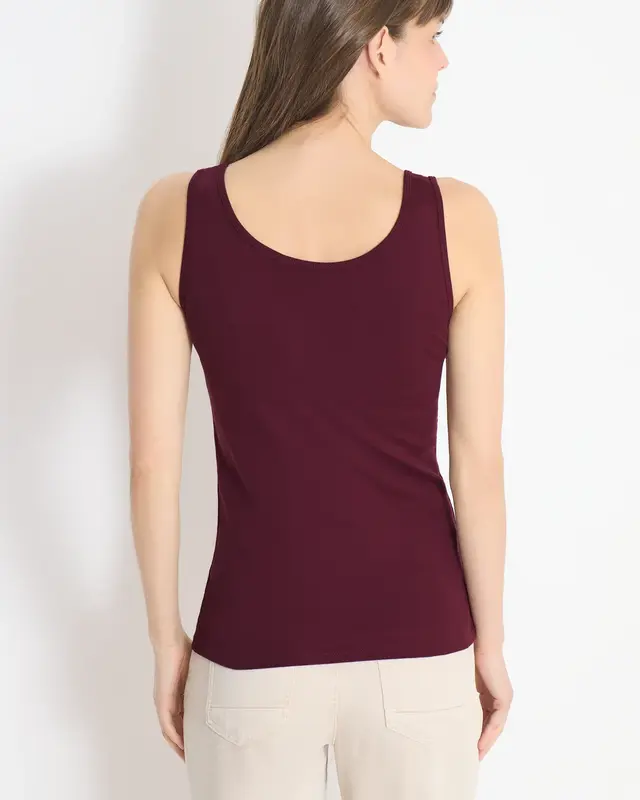 Cecil Basic Top Linda - Sweet Grape Red