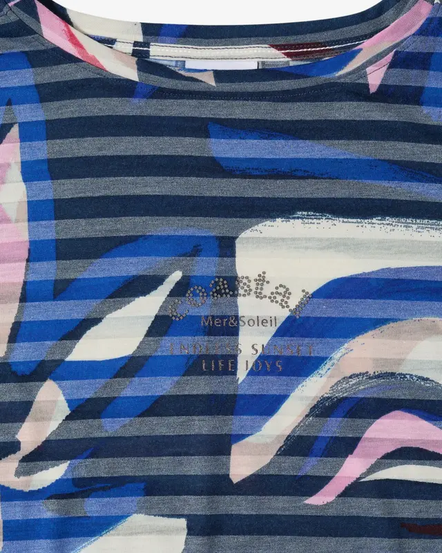 Cecil Burn-Out Shirt - Universal Blue