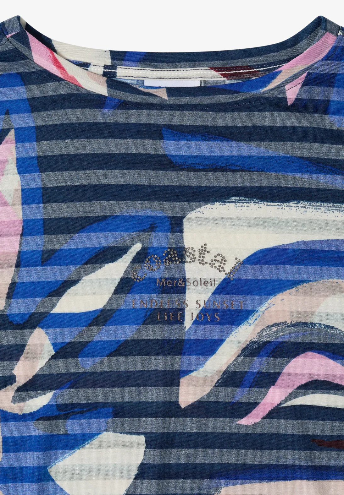 Cecil Burn-Out Shirt - Universal Blue