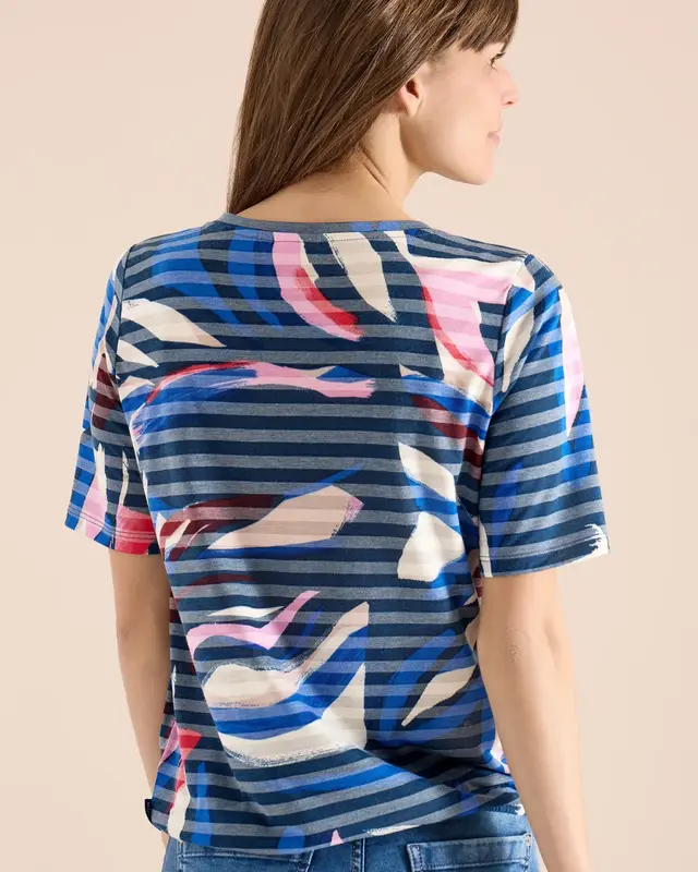 Cecil Burn-Out Shirt - Universal Blue