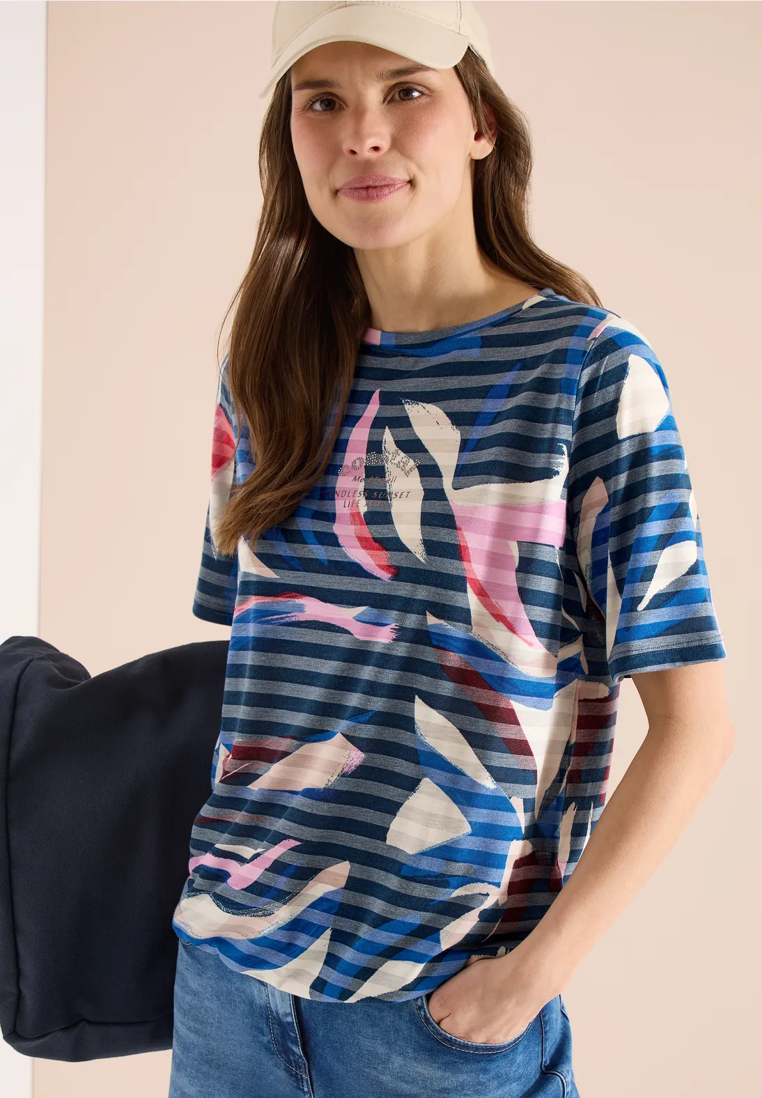 Cecil Burn-Out Shirt - Universal Blue