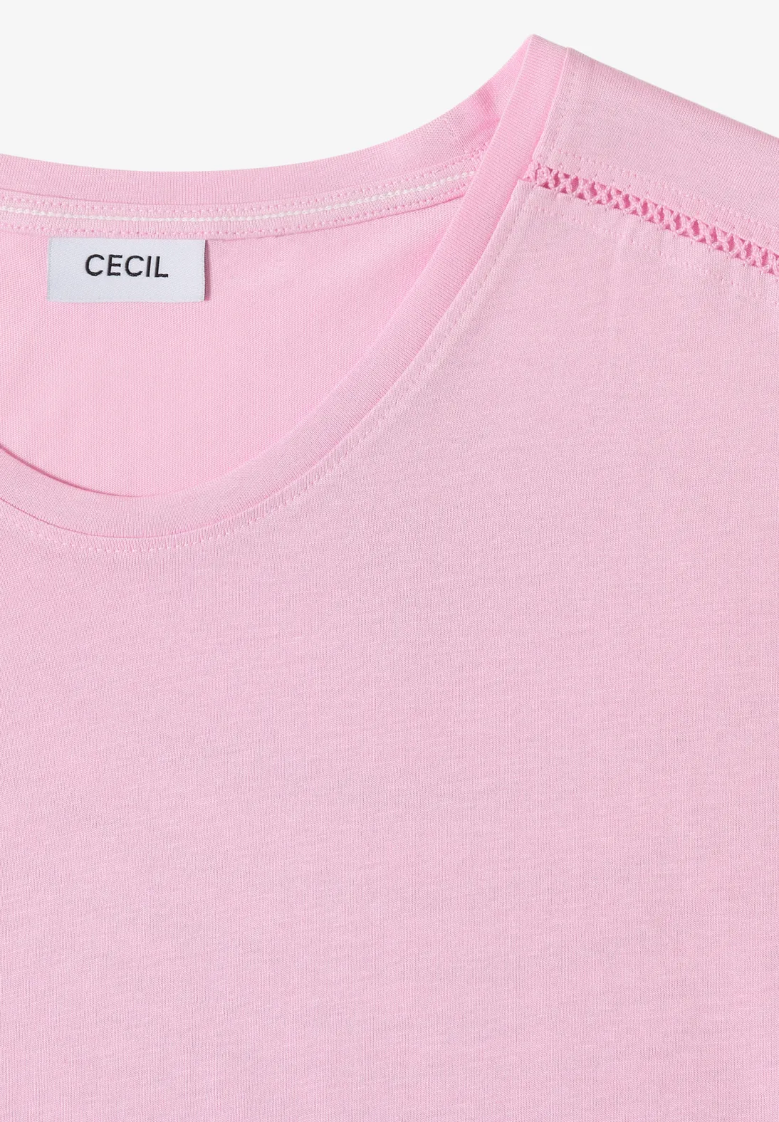 Cecil V-hals Shirt - Light Blush Rose