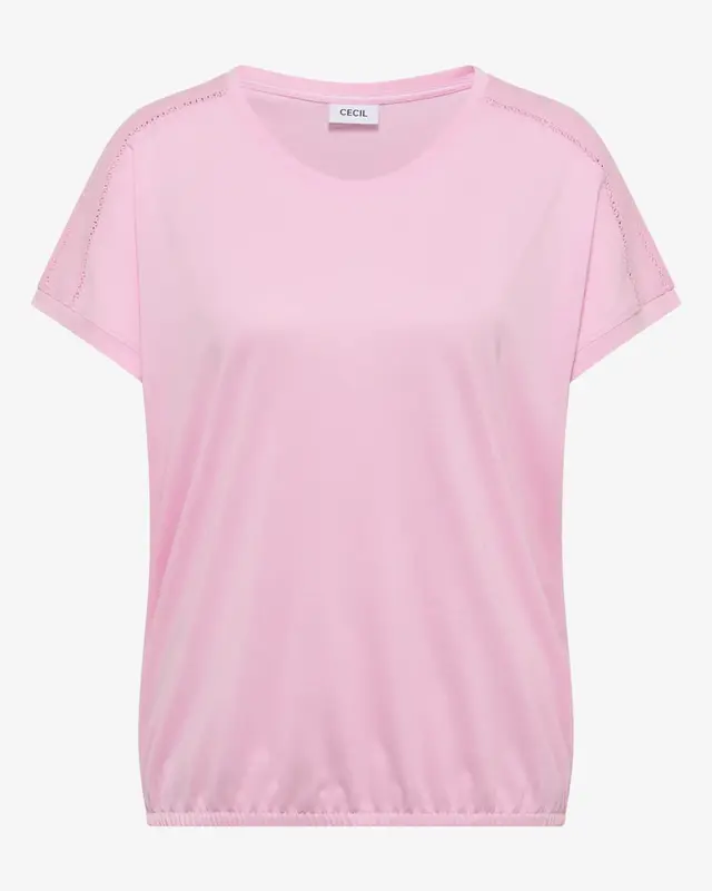 Cecil V-hals Shirt - Light Blush Rose