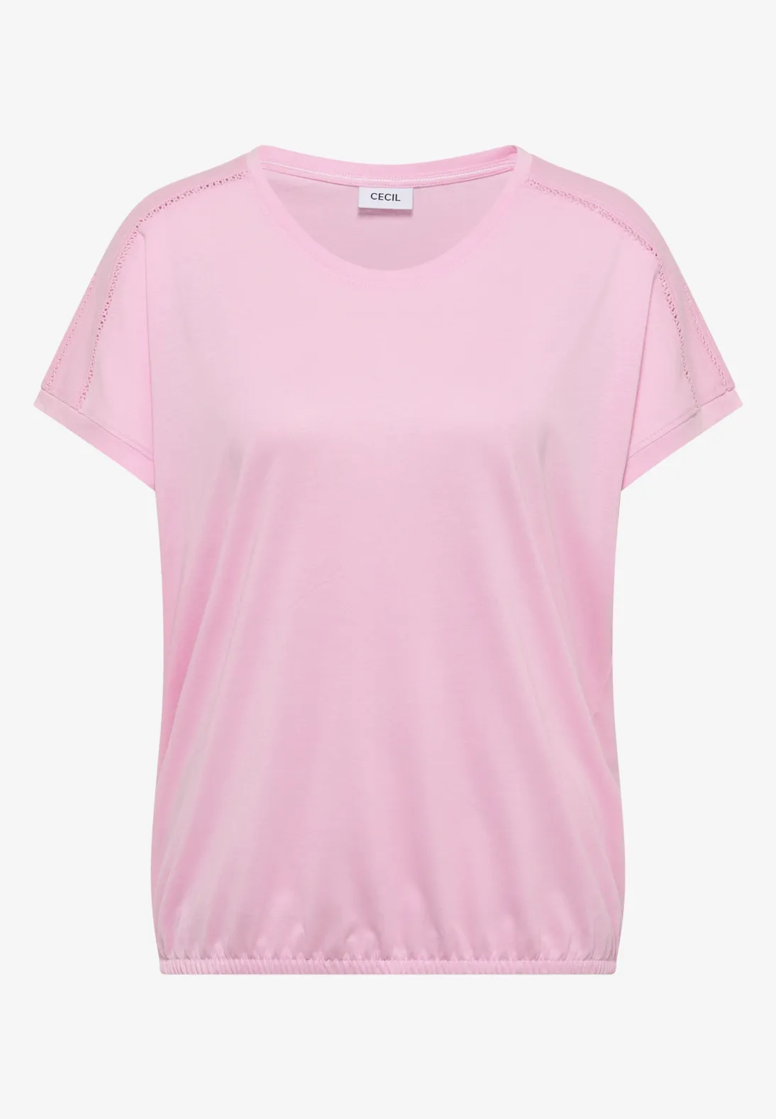Cecil V-hals Shirt - Light Blush Rose
