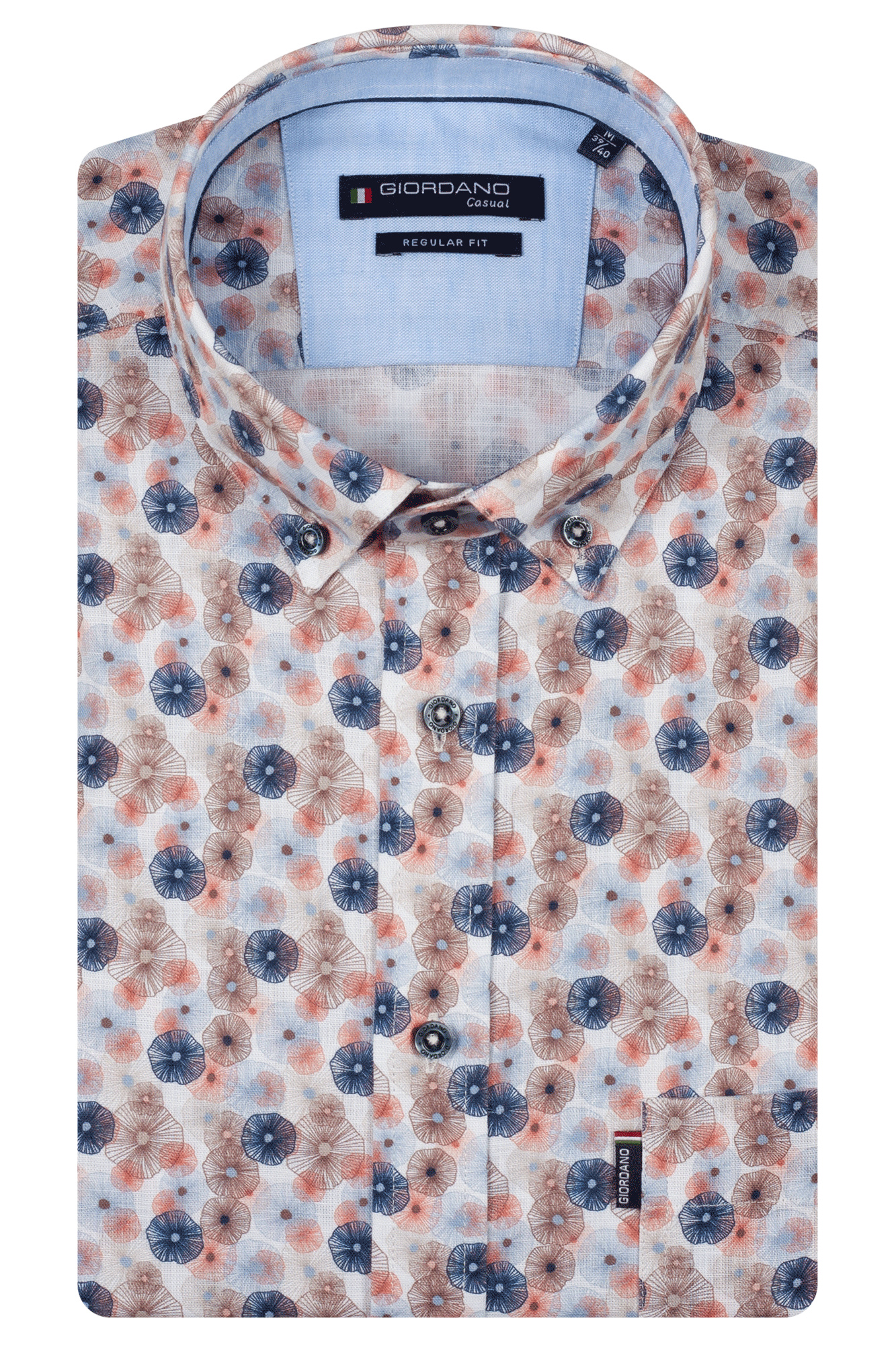 Giordano Print Hemd - Red