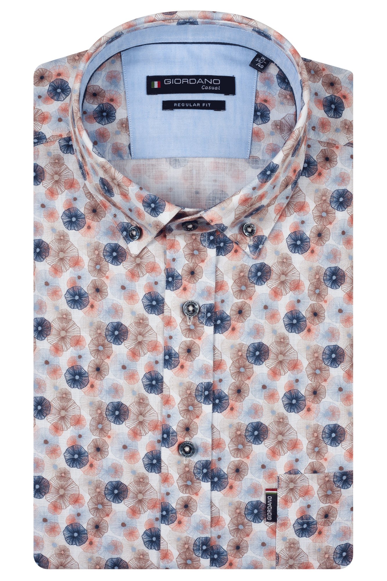 Giordano Print Overhemd - Red