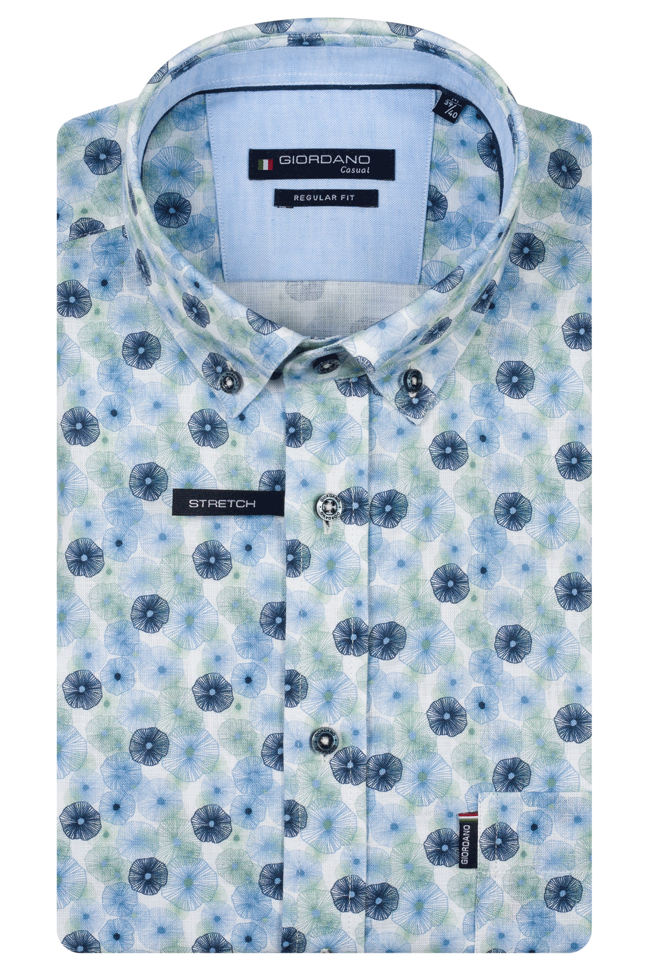 Giordano Print Overhemd - Green