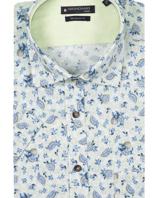Giordano Print Overhemd Trento - Green