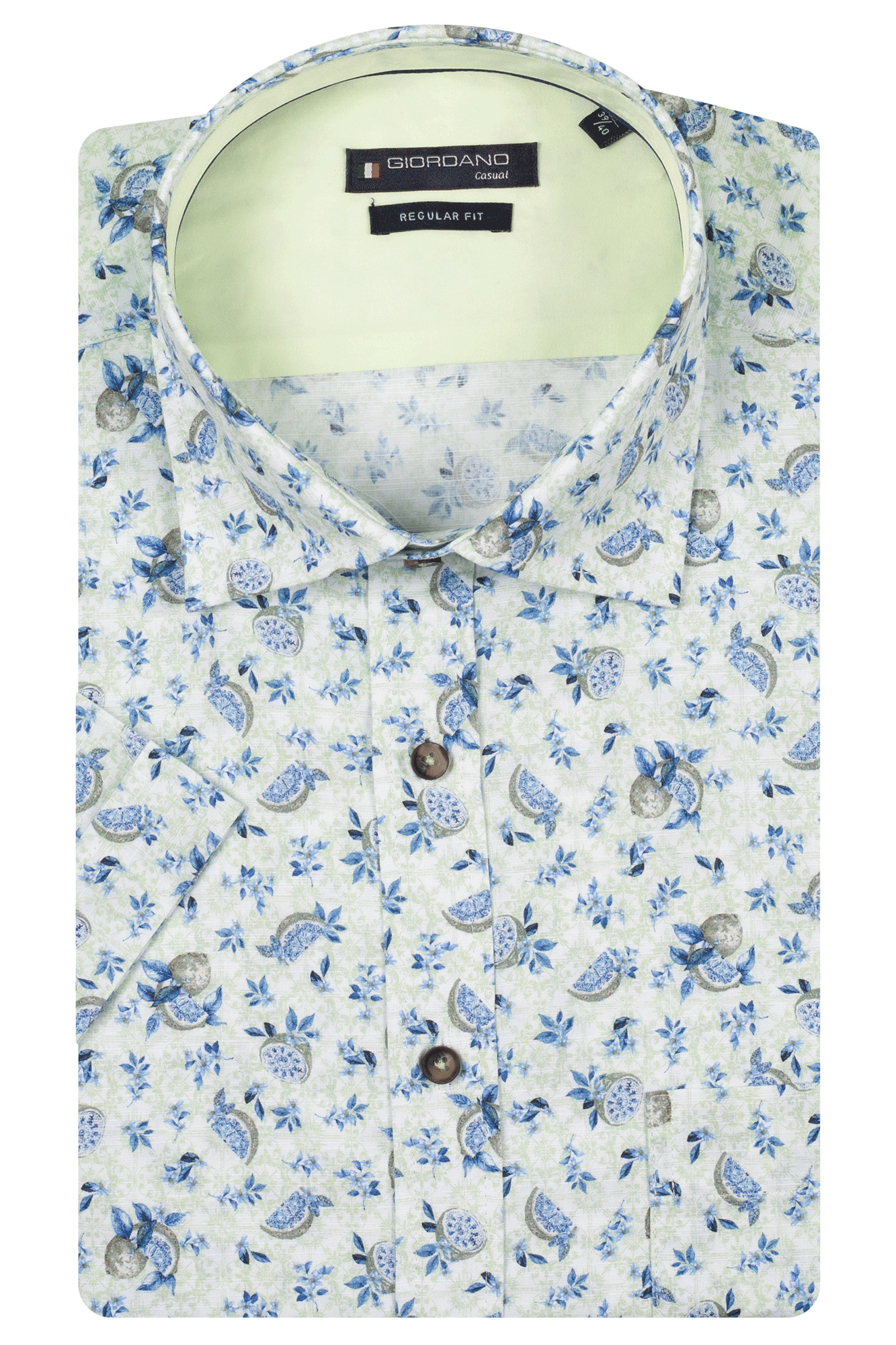 Giordano Print Shirt Trento - Green