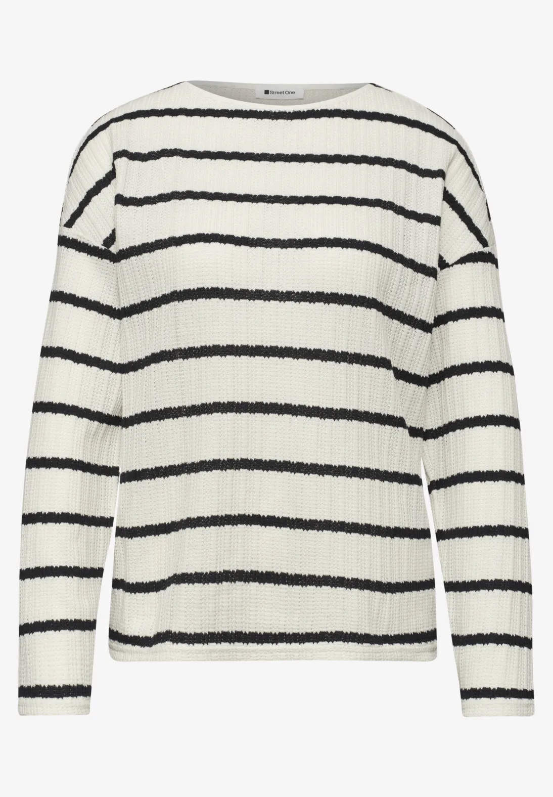 Street One Shirt Knit Look - Shadowed Navy