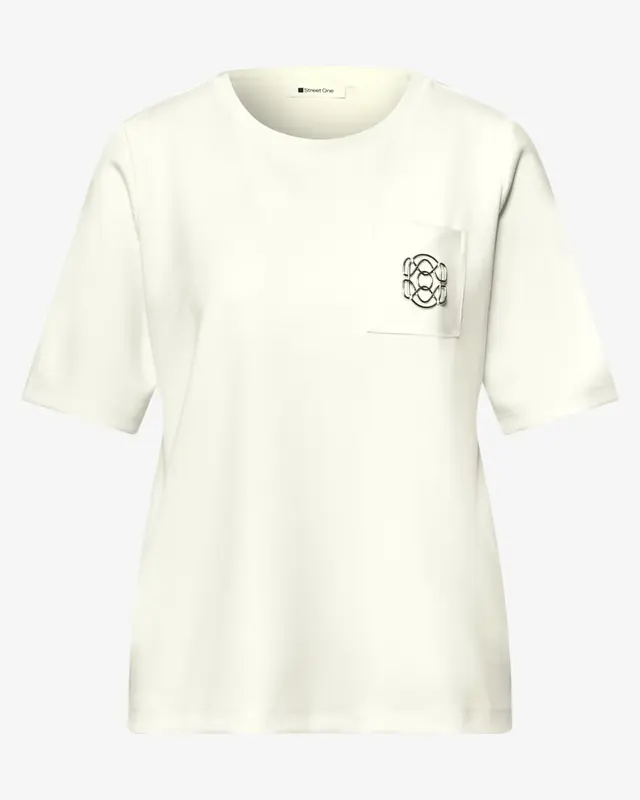 Street One Shirt mit Detail - Off White