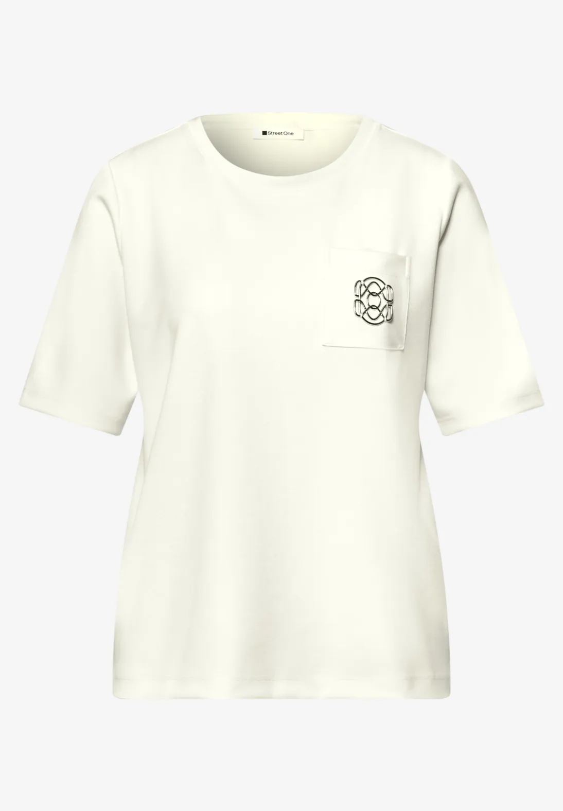 Street One Shirt mit Detail - Off White
