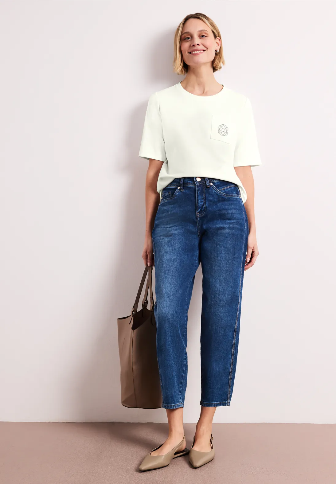 Street One Shirt mit Detail - Off White