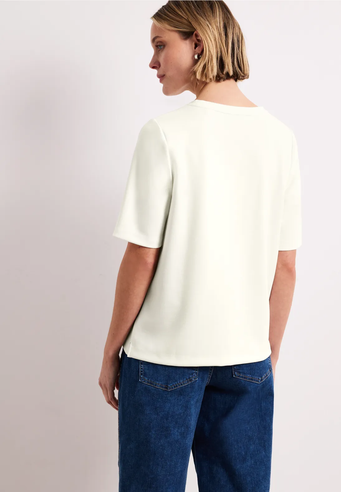 Street One Shirt with Decorative Detail - Off White