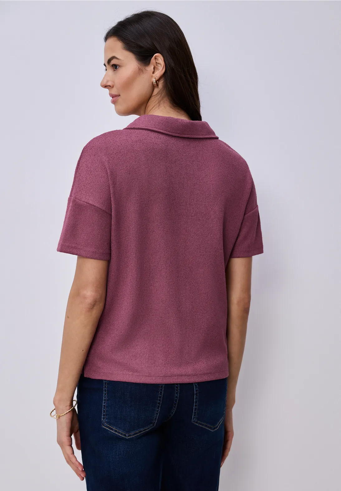 Street One Effen Polo - Dark Clouded Blush