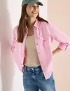 Cecil Blouse met Overhemdkraag - Light Blush Rose