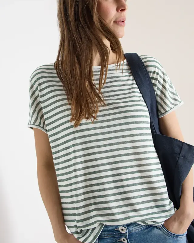 Cecil Streifen Shirt - Just Khaki