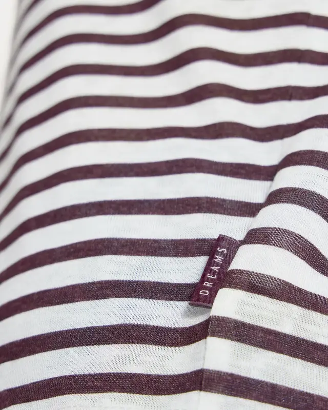 Cecil Strepen Shirt - Rich Burgundy