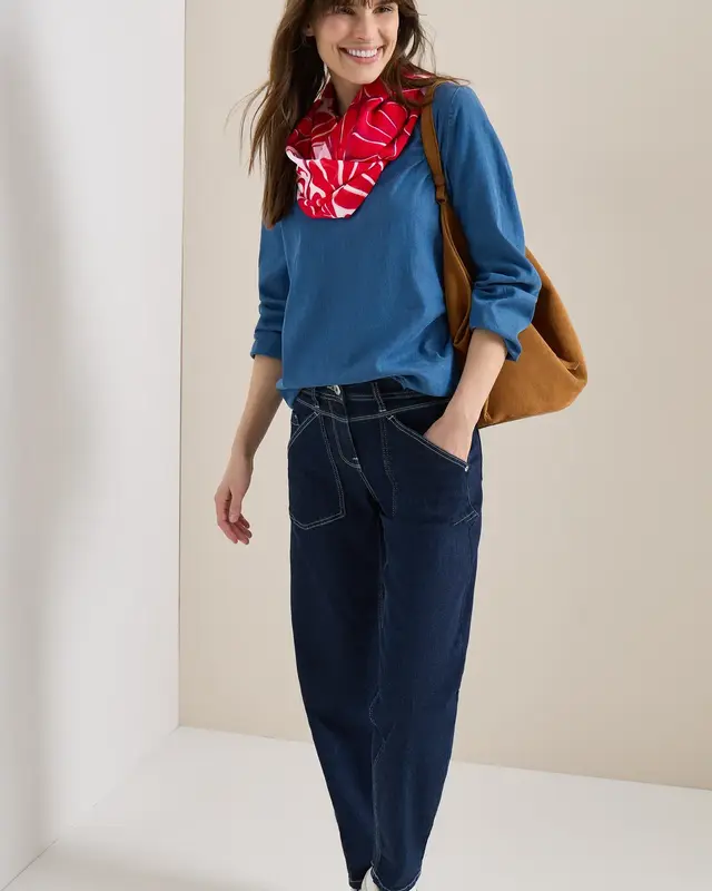 Cecil Schal mit Print - Glazed Apple Red