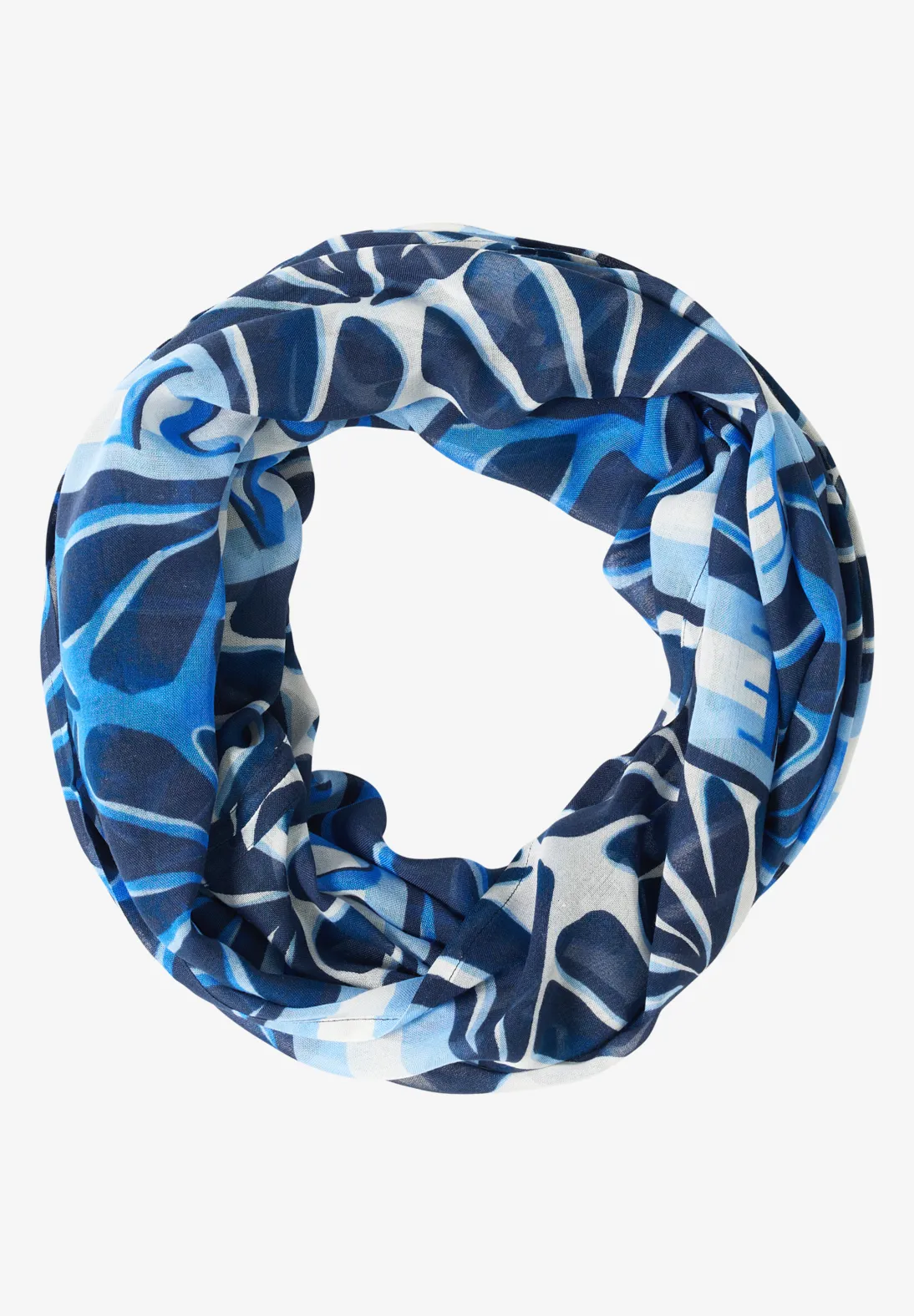 Cecil Schal mit Print - Universal Blue