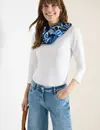 Cecil Lus Sjaal met Print - Universal Blue