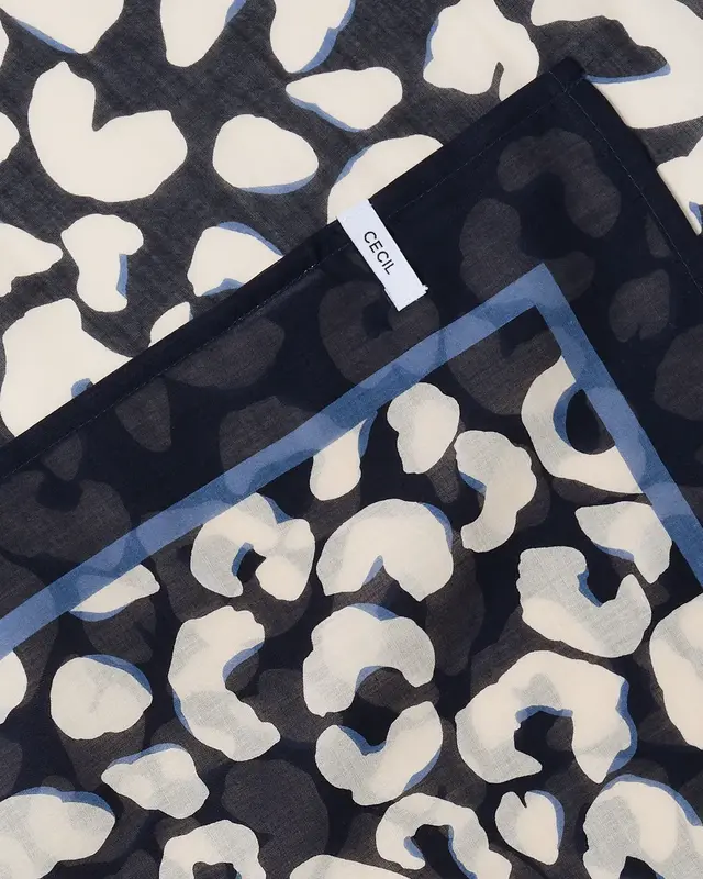 Cecil Bandana mit Leo Muster - Urban Dark Blue