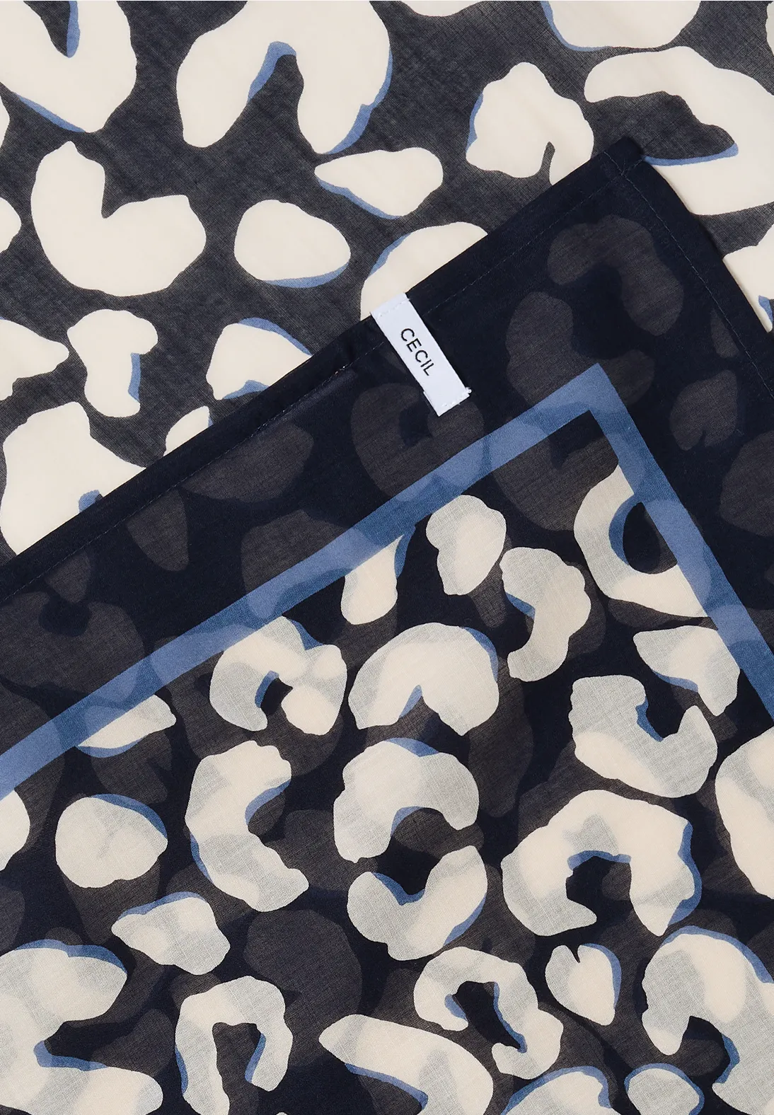 Cecil Bandana met Leo Patroon - Urban Dark Blue