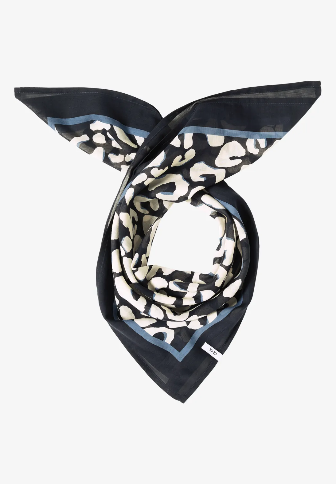 Cecil Bandana met Leo Patroon - Urban Dark Blue
