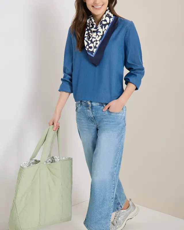 Cecil Bandana with Leo Pattern - Urban Dark Blue