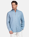 Giordano Linen Shirt - Light Blue