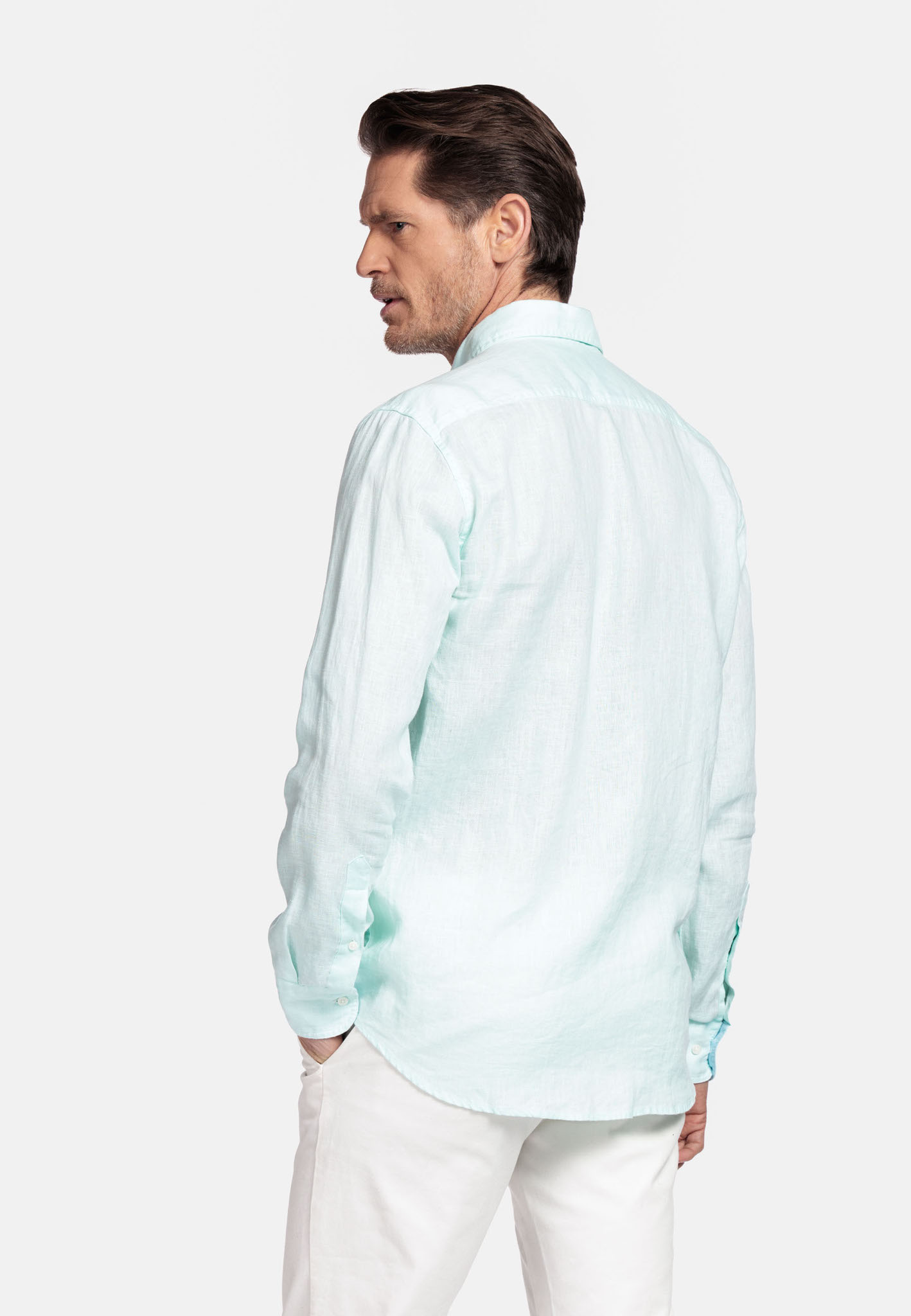 Giordano Linen Shirt - Skyway