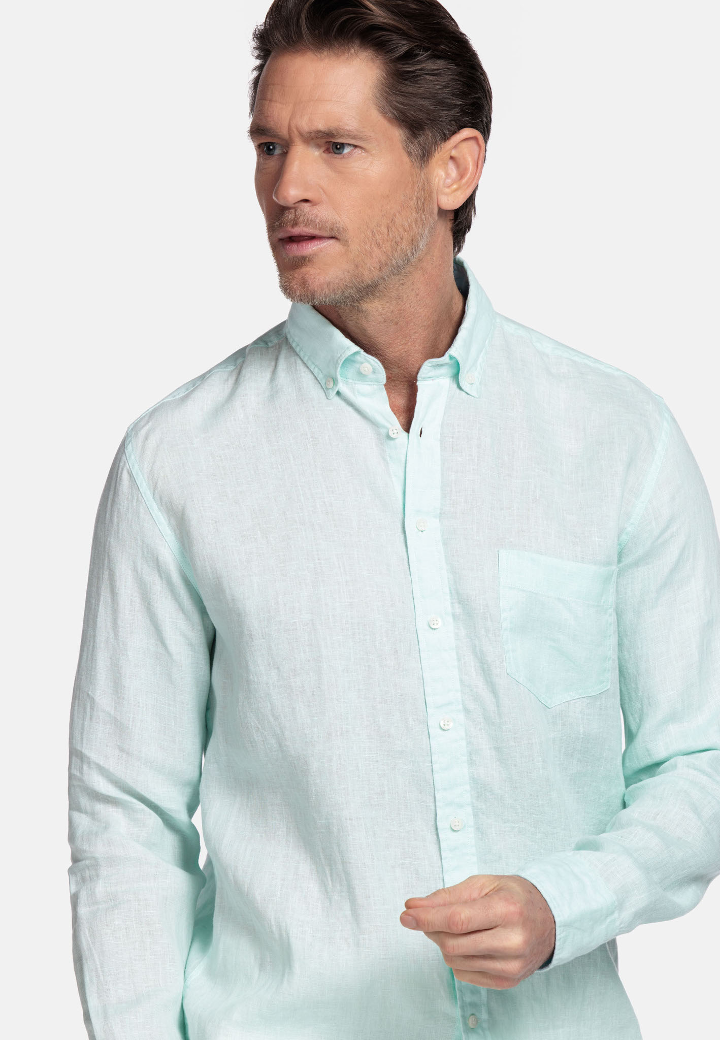 Giordano Linen Shirt - Skyway