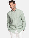 Giordano Leinen Hemd - Green
