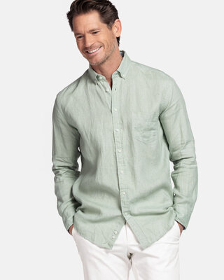 Giordano Linen Shirt - Green