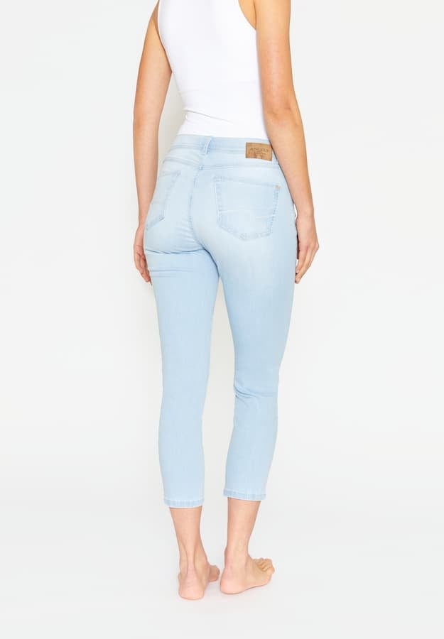 Angels Jeanswear Ankle Jeans Ornella - Bleached Blue Used