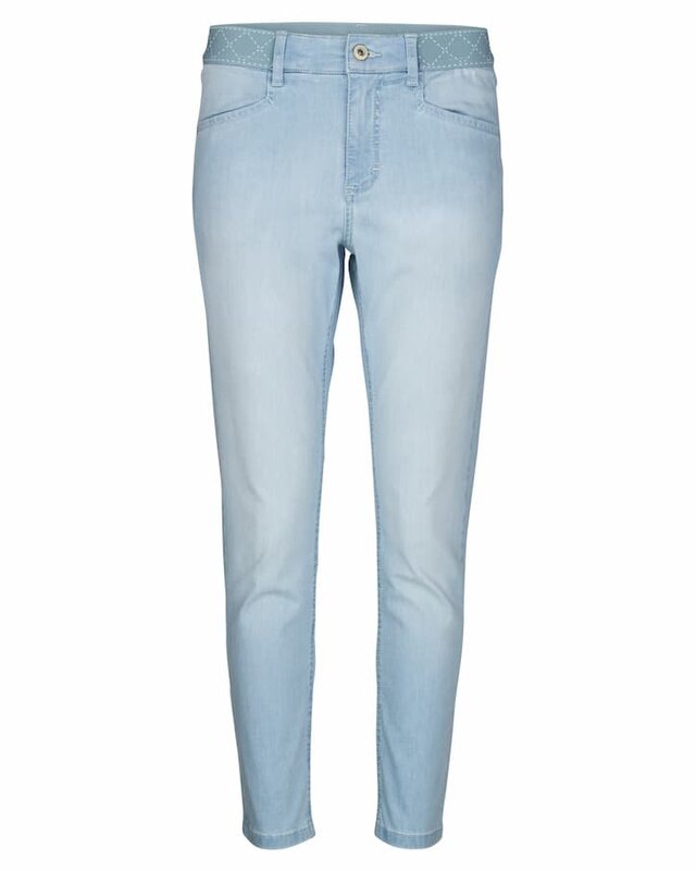 Angels Jeanswear Ankle Jeans Ornella Sporty - Bleached Blue Used