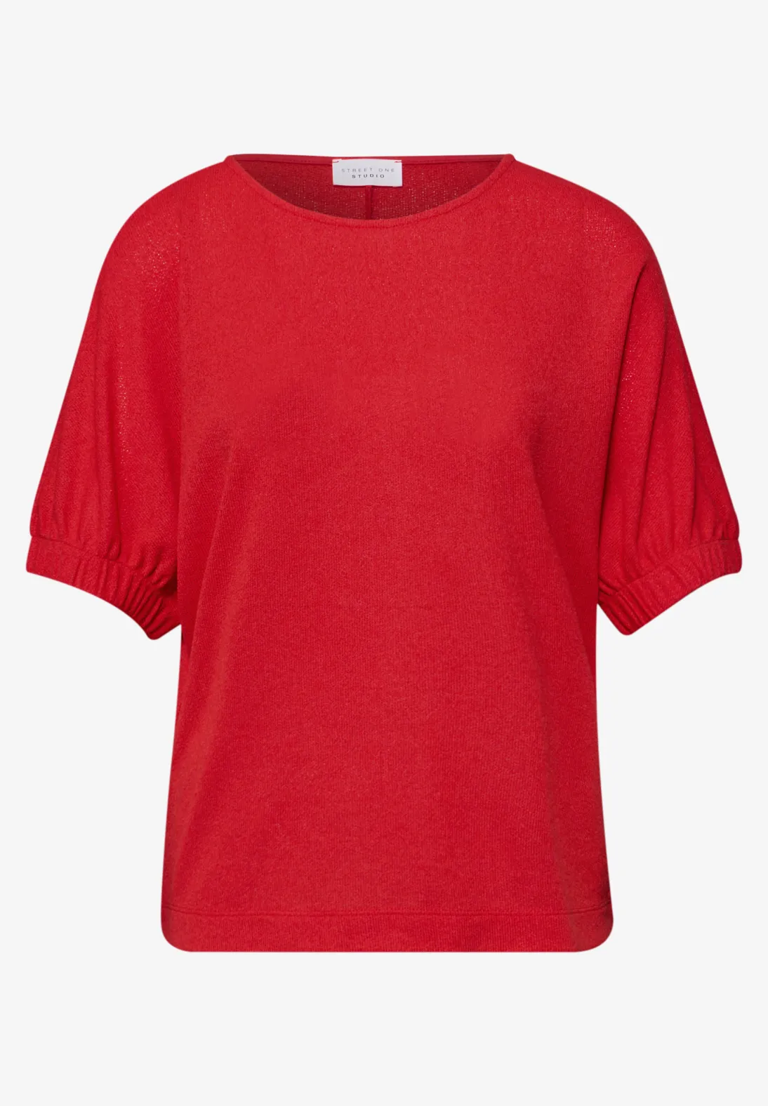 Street One Studio Shirt met Ronde Hals - Chili Red