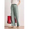 High Waist Pants - Dark Mint Green
