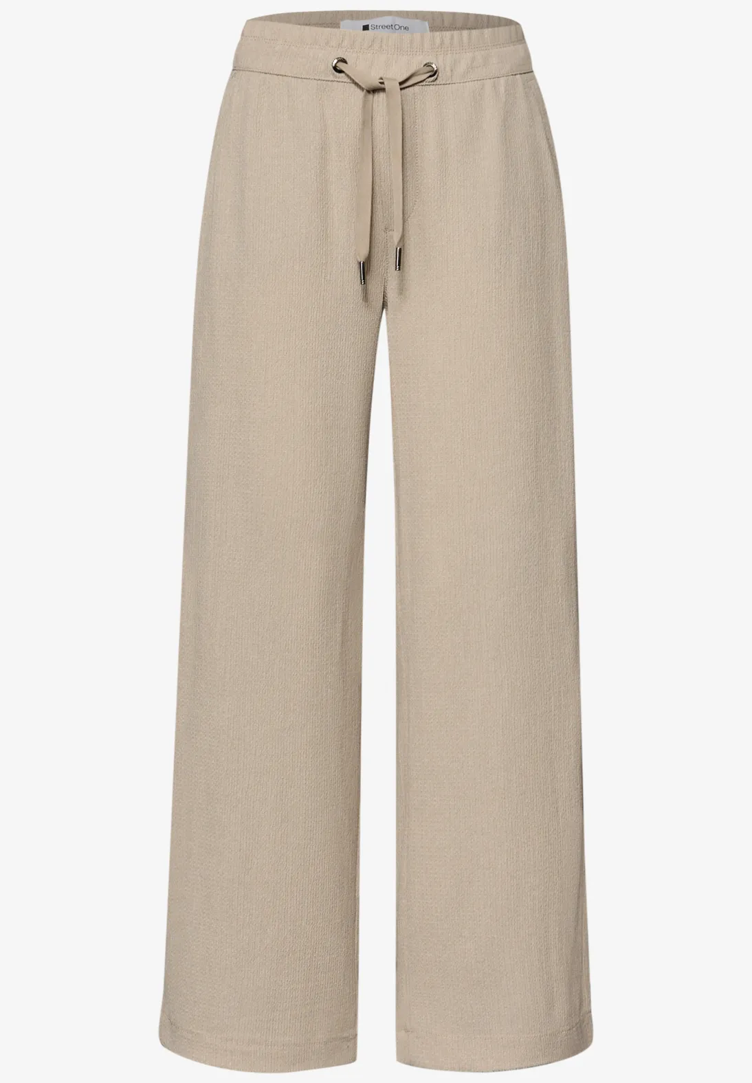 Street One High Waist Broek - Cobble Stone