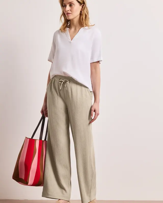 Street One High Waist Hose - Cobble Stone