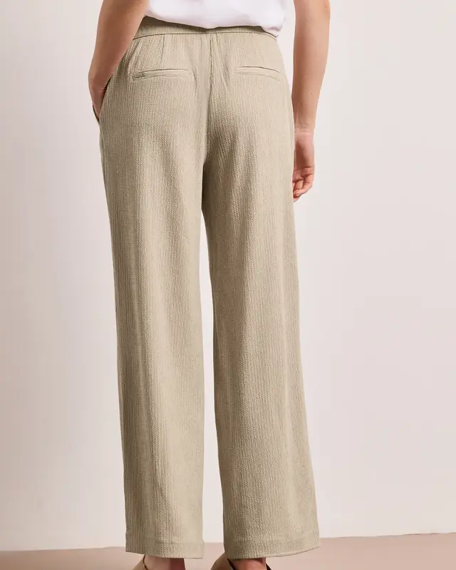 Street One High Waist Broek - Cobble Stone