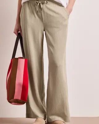 Street One High Waist Pants - Cobble Stone