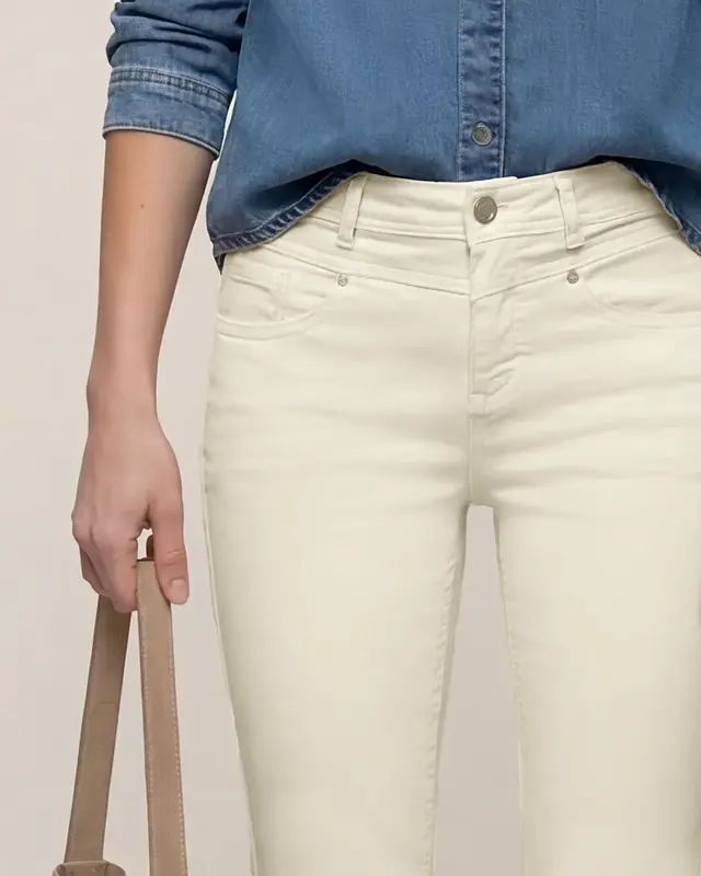 Street One Bootcut Jeans Blaire - Ecru Washed