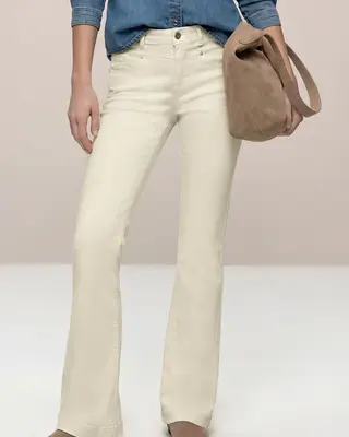 Street One Bootcut Jeans Blaire - Ecru Washed