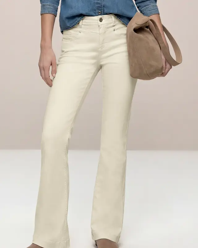 Street One Bootcut Jeans Blaire - Ecru Washed